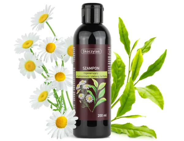 Szampon regenerujący z rumiankiem i zieloną herbatą - 200 ml